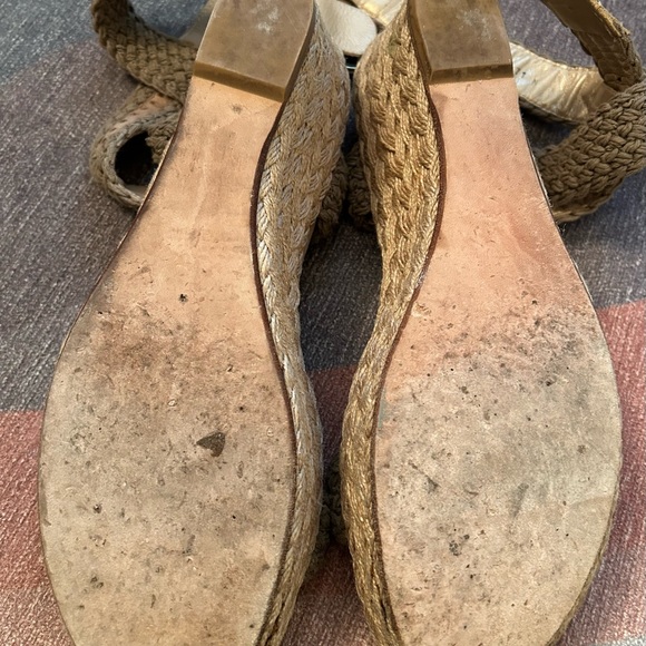 “Stuart Weitzman” jute espadrilles, size 11. 3 in heels. Includes box. - Picture 3 of 5